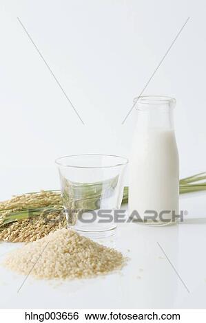 Stock Photograph - Rice and milk. Fotosearch