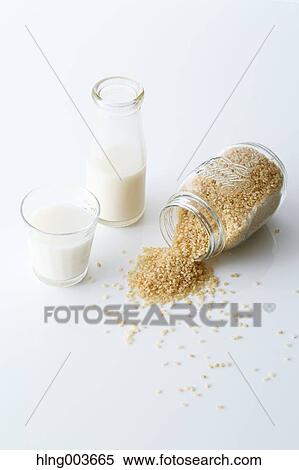 Stock Photography - Rice and milk. Fotosearch