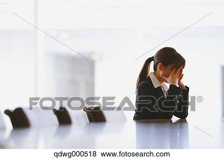 Tired Japanese businesswoman View Large Photo Image Stock Photo - Tired Japanese businesswoman. Fotosearch