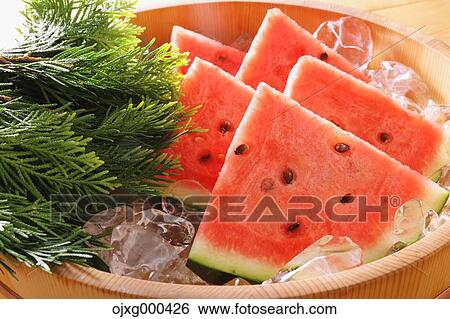 Watermelon View Large Photo Image Stock Photograph - Watermelon. Fotosearch