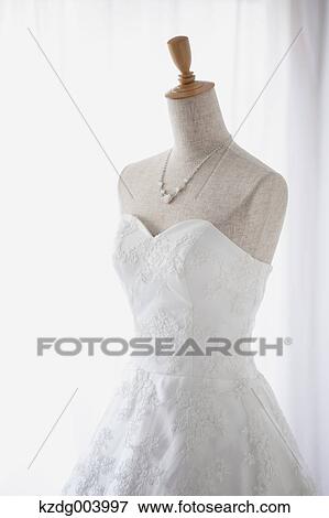 Wedding dress View Large Photo Image Stock Photo - Wedding dress. Fotosearch