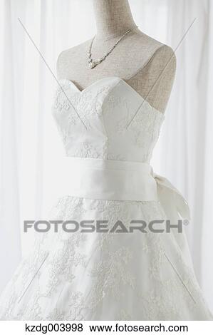 Wedding dress View Large Photo Image Stock Photo - Wedding dress. Fotosearch