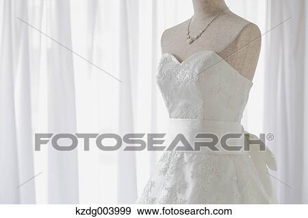 Wedding dress View Large Photo Image Stock Photo - Wedding dress. Fotosearch
