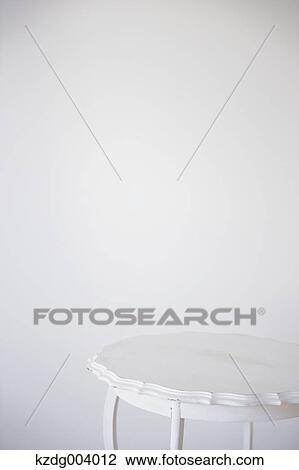 White wooden table View Large Photo Image Stock Image - White wooden table. Fotosearch
