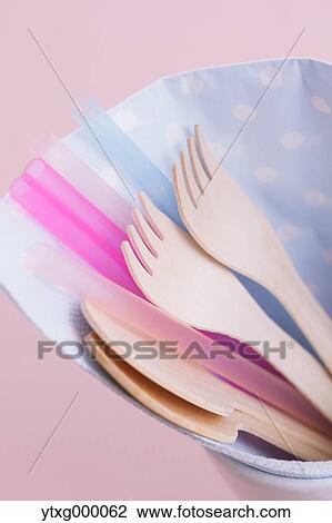 Wooden cutlery View Large Photo Image Stock Image - Wooden cutlery. Fotosearch