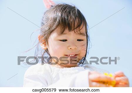 Young smiling Japanese girl enjoying cherry blossoms in a city park View Large Photo Image Stock Photo - Young smiling Japanese girl enjoying cherry blossoms in a city park. Fotosearch