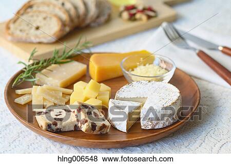 Assorted cheese View Large Photo Image Stock Photo - Assorted cheese. Fotosearch