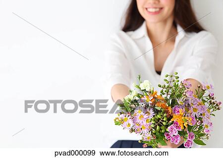 Attractive Japanese woman in a airy room View Large Photo Image Stock Photo - Attractive Japanese woman in a airy room. Fotosearch