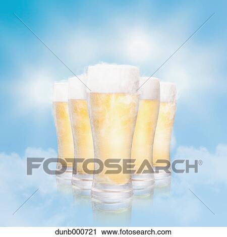 Beer mugs View Large Photo Image Stock Image - Beer mugs. Fotosearch