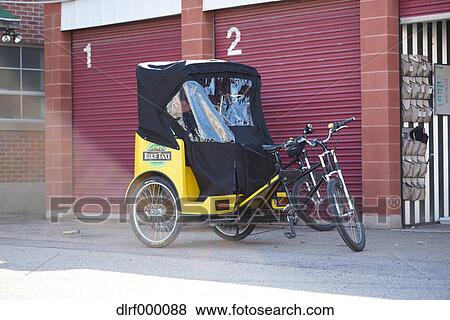 Bicycle taxi, Salt Like City, USA View Large Photo Image Stock Photo - Bicycle taxi, Salt Like City, USA. Fotosearch