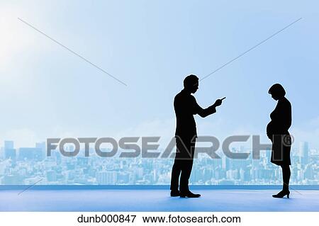 Businessman harrasing woman View Large Photo Image Stock Photo - Businessman harrasing woman. Fotosearch