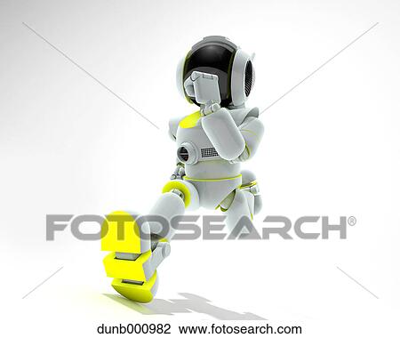 CG Robot View Large Photo Image Stock Image - CG Robot. Fotosearch