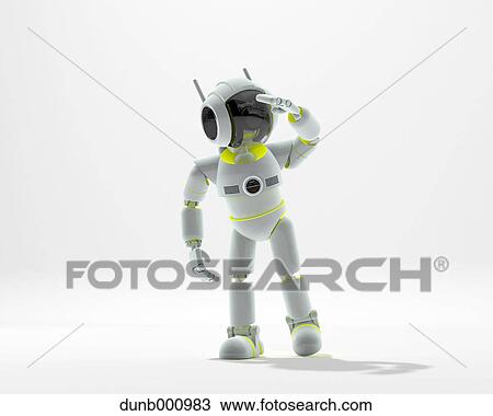 Stock Image - CG Robot. Fotosearch