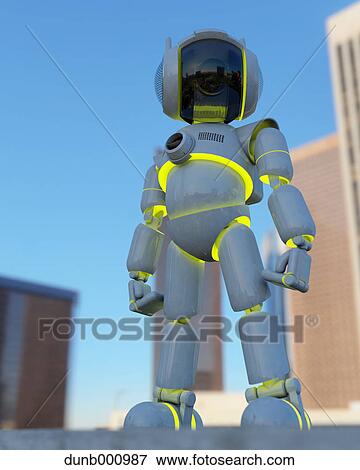 CG Robot View Large Photo Image Stock Photo - CG Robot. Fotosearch