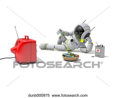 CG Robot View Large Photo Image Stock Photography - CG Robot. Fotosearch