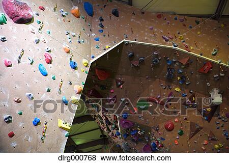 Climbing gym View Large Photo Image Stock Photo - Climbing gym. Fotosearch