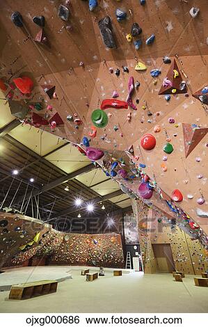 Stock Photograph - Climbing gym. Fotosearch