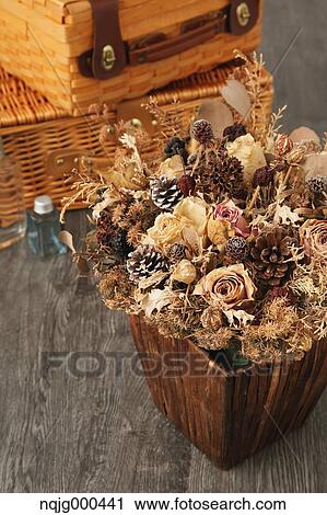 Stock Image - Dried flowers. Fotosearch