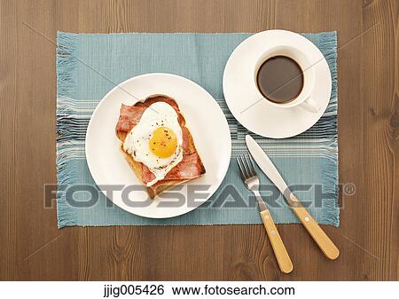 Egg Toast View Large Photo Image Stock Photograph - Egg Toast. Fotosearch