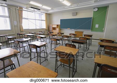 Empty high school classroom View Large Photo Image Stock Image - Empty high school classroom. Fotosearch