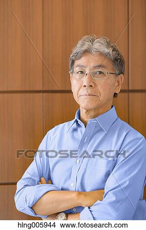 Fashionable Japanese senior man portrait View Large Photo Image Picture - Fashionable Japanese senior man portrait. Fotosearch