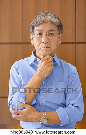 Fashionable Japanese senior man portrait View Large Photo Image Stock Image - Fashionable Japanese senior man portrait. Fotosearch