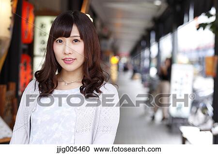 Fashionable Japanese woman at a traditional shopping street, Tokyo, Japan View Large Photo Image Stock Image - Fashionable Japanese woman at a traditional shopping street, Tokyo, Japan. Fotosearch