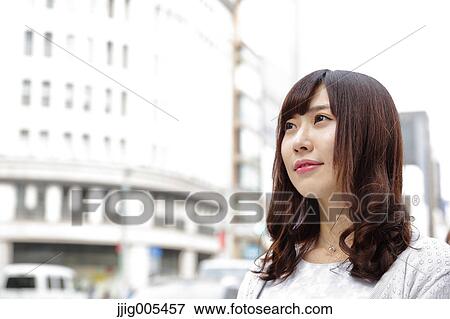 Fashionable Japanese woman in luxury Tokyo area, Tokyo, Japan View Large Photo Image Stock Photo - Fashionable Japanese woman in luxury Tokyo area, Tokyo, Japan. Fotosearch