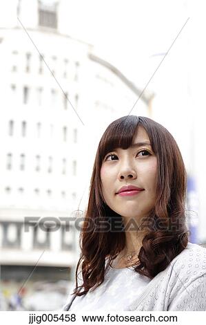 Fashionable Japanese woman in luxury Tokyo area, Tokyo, Japan View Large Photo Image Stock Photo - Fashionable Japanese woman in luxury Tokyo area, Tokyo, Japan. Fotosearch