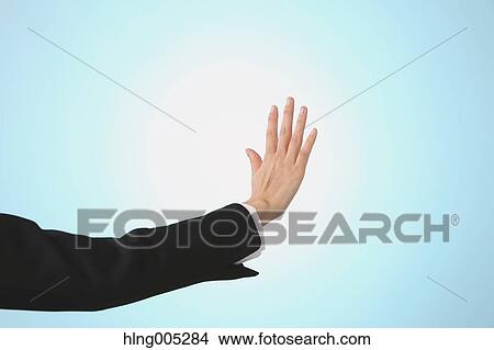 Female hand performing touch gesture View Large Photo Image Picture - Female hand performing touch gesture. Fotosearch