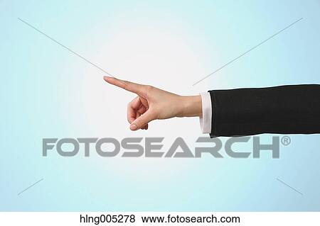 Female hand performing touch gesture View Large Photo Image Stock Photo - Female hand performing touch gesture. Fotosearch
