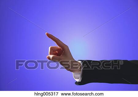 Female hand performing touch gesture View Large Photo Image Stock Photo - Female hand performing touch gesture. Fotosearch
