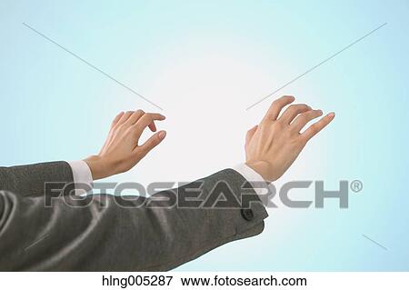 Female hands performing touch gesture View Large Photo Image Stock Photo - Female hands performing touch gesture. Fotosearch