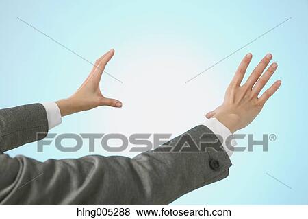 Female hands performing touch gesture View Large Photo Image Stock Photo - Female hands performing touch gesture. Fotosearch