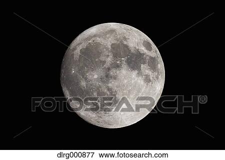 Full moon in the dark sky View Large Photo Image Stock Photo - Full moon in the dark sky. Fotosearch