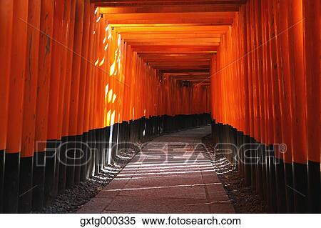 Fushimi Inari shrine, Kyoto, Japan View Large Photo Image Stock Photography - Fushimi Inari shrine, Kyoto, Japan. Fotosearch
