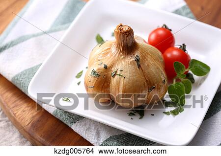 Picture - Garlic. Fotosearch