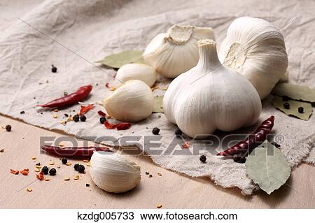 Stock Image - Garlic. Fotosearch