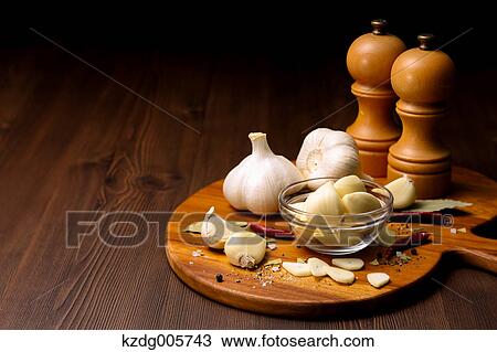 Stock Image - Garlic. Fotosearch