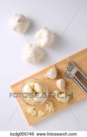 Stock Photo - Garlic. Fotosearch