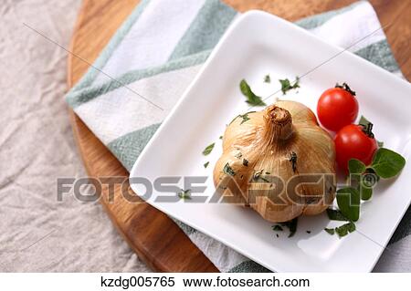 Stock Photography - Garlic. Fotosearch