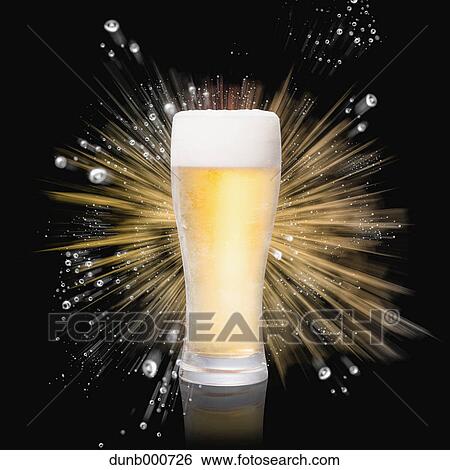 Glass of beer View Large Photo Image Stock Photograph - Glass of beer. Fotosearch