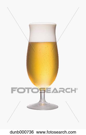 Stock Photograph - Glass of beer. Fotosearch