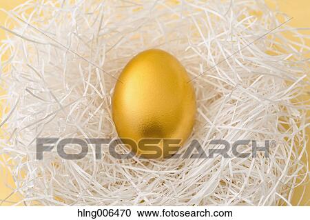 Stock Image - Golden egg. Fotosearch