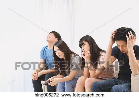 Group of Japanese supporters in the living room View Large Photo Image Stock Image - Group of Japanese supporters in the living room. Fotosearch