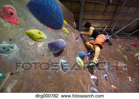 Japanese bouldering athlete in action View Large Photo Image Stock Image - Japanese bouldering athlete in action. Fotosearch