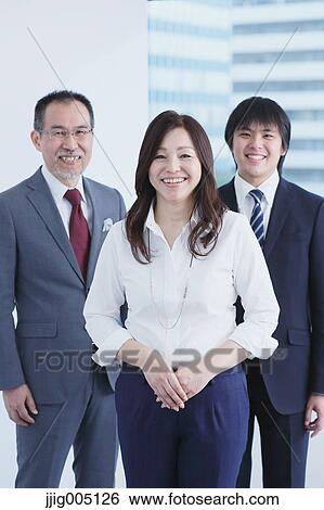 Japanese businesspeople View Large Photo Image Stock Photograph - Japanese businesspeople. Fotosearch