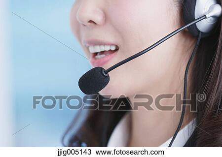 Japanese call center operator View Large Photo Image Stock Image - Japanese call center operator. Fotosearch