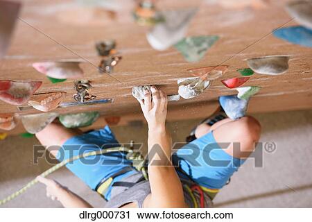 Japanese climbing athlete in action View Large Photo Image Stock Image - Japanese climbing athlete in action. Fotosearch
