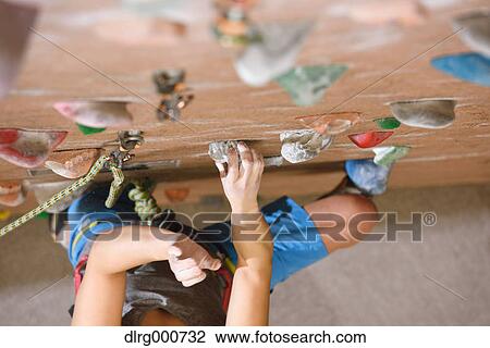 Japanese climbing athlete in action View Large Photo Image Stock Image - Japanese climbing athlete in action. Fotosearch